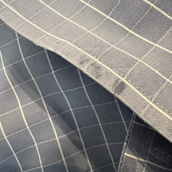 Roundtree & Yorke Gold Label Pinpoint Cotton Dress Shirt - Picture 6 of 6